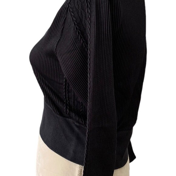 New! OFFLINE By Aerie Big Chill Seamless Square Neck Cropped Top Black Sz XL - Picture 5 of 15